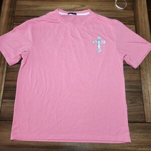 Romwe Cross & Wings  Pink Med
